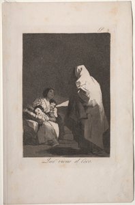 Caprichos: Itt jön a Bogieman alkotó: Francisco de Goya