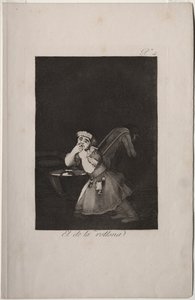 Caprichos: Nannys fiú. alkotó: Francisco de Goya