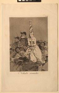 Caprichos: Semmit sem lehetett tenni ellene. alkotó: Francisco de Goya