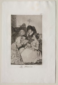 Caprichos: A filiáció. alkotó: Francisco de Goya