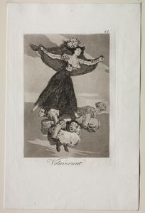 Caprichos: Repültek alkotó: Francisco de Goya