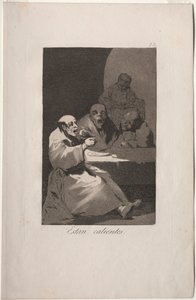 Caprichos: Dögösek.. alkotó: Francisco de Goya