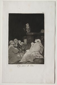 Caprichos: Micsoda aranycsőr! alkotó: Francisco de Goya