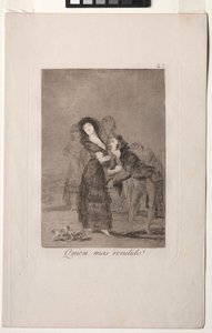 Caprichos: Melyikük a legyőzöttebb? alkotó: Francisco de Goya
