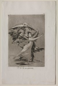 Caprichos: Nem menekülsz alkotó: Francisco de Goya