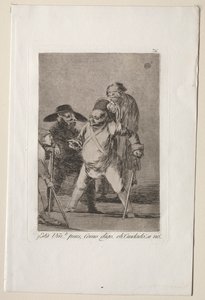 Caprichos: Érted...Nos, ahogy mondom...eh! Vigyázz! Másképp.... alkotó: Francisco de Goya