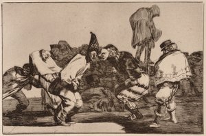 „Carnival Folly” (Disparate de carnaval), a „Los Disparates” sorozatból alkotó: Francisco de Goya