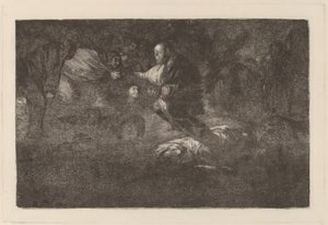 Isten megteremti őket, és ők egyesülnek (Isten teremti őket, és ők egyesülnek) alkotó: Francisco de Goya