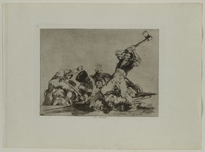 Disasters of War: Pl., 3, The Same Thing, 1810-1813. alkotó: Francisco de Goya