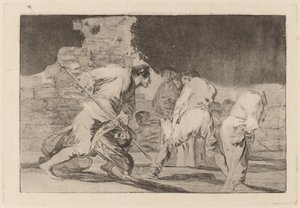 Különböző furioso (Furious Folly) alkotó: Francisco de Goya