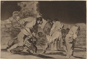 Különböző furioso (Furious Folly) alkotó: Francisco de Goya