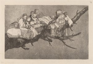 Különböző nevetséges (Ridiculous Folly) alkotó: Francisco de Goya