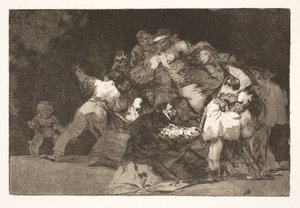 Ostobaság általában (A macska karmai és a bhakta ruhája / ahogy a bűnt gyakran az erény szokásaiba öltöztetik) alkotó: Francisco de Goya