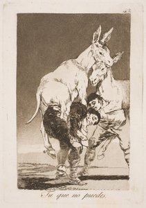 Aki nem tud, a hátamon kell vinnie alkotó: Francisco de Goya