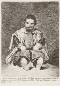 Egy törpe (Un Enano). 1778 alkotó: Francisco de Goya