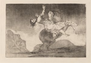 A Raptor Horse (The Horse-Abductor) alkotó: Francisco de Goya