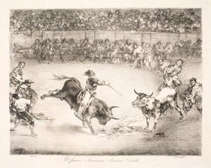 "A híres amerikai, Mariano Ceballos" alkotó: Francisco de Goya