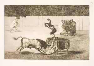 Egy újabb őrült tett (Martinchotól) ugyanabban az arénában (Saragossa) alkotó: Francisco de Goya