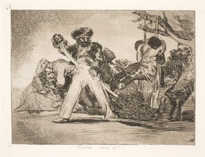 A hagyatéki jogorvoslat (31) alkotó: Francisco de Goya