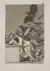 Az értelem álma szörnyeket szül alkotó: Francisco de Goya