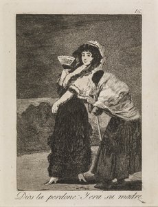 Isten bocsásson meg neki: A koldus az anyja volt alkotó: Francisco de Goya