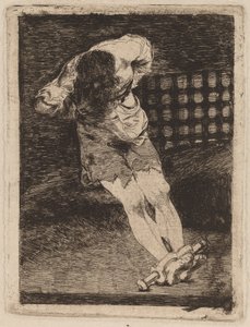 A fogoly biztonsága nem igényel kínzást (A bűnöző őrizetében nem kell kínzást kérni alkotó: Francisco de Goya