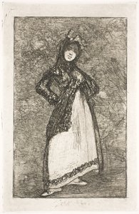 Maja a démonok hátterében alkotó: Francisco de Goya