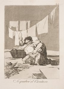 Amikor összetörted az üveget alkotó: Francisco de Goya