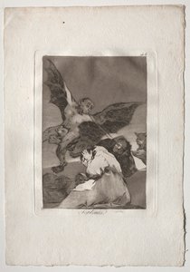 Ochenta Caprichos: Mesehordozók – Szélrohamok, 1793-1798. alkotó: Francisco de Goya
