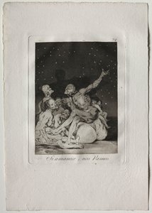 Ochenta Caprichos: Ha kiszakad a nap, elmenünk, 1793-1798. alkotó: Francisco de Goya