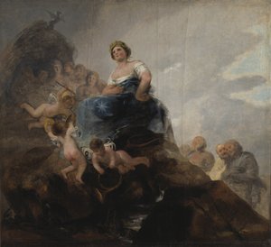 Költészet és költők – Poetry and Poets, Goya, Francisco, (1746-1828). Olajfestmény. Méretei: 298x326 cm. Stockholmi Nemzeti Múzeum alkotó: Francisco de Goya