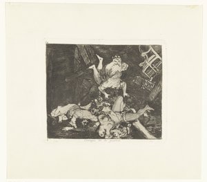 Ravages van de oorlog A háború pusztításai (cím a tárgyon) De gruwelen van de oorlog (sorozat címe) The Disasters of War (sorozat címe) alkotó: Francisco de Goya