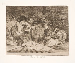 Az igazság halott (79) alkotó: Francisco de Goya