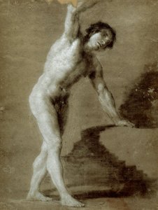 Rajziskola, c. 1790 (szénrajz szürke papírra) alkotó: Francisco de Goya