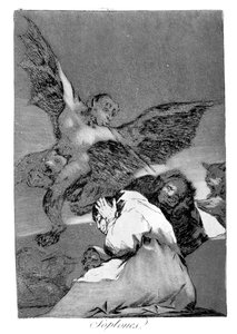 Nyeld le, kutya, 1799 alkotó: Francisco de Goya