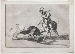 A Cid Campeador egy másik bikát dob fel alkotó: Francisco de Goya