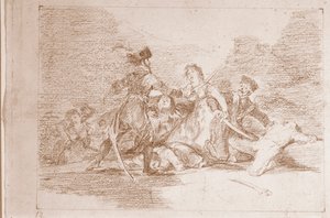 A háború katasztrófái: Már túl késő (Előkészületi rajz alkotó: Francisco de Goya