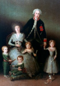 Osuna hercege és családja, 1788 alkotó: Francisco de Goya
