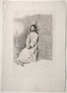 A Garroted Man alkotó: Francisco de Goya