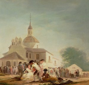 San Isidro Ermitázsa, Madrid, 1788 alkotó: Francisco de Goya