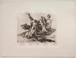 A háború borzalmai: hősi bravúr! Halottakkal!. alkotó: Francisco de Goya