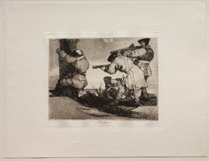A háború borzalmai: Barbárok! alkotó: Francisco de Goya
