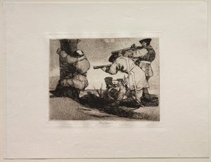 A háború borzalmai: Barbárok!. alkotó: Francisco de Goya