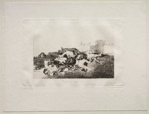A háború borzalmai: még rosszabb, 1810. alkotó: Francisco de Goya