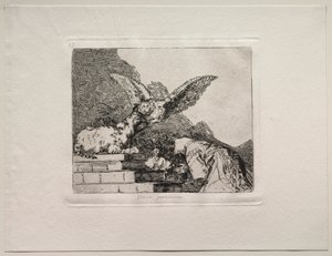 A háború borzalmai: macska pantomim alkotó: Francisco de Goya