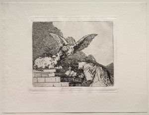 A háború borzalmai: macska pantomim. alkotó: Francisco de Goya