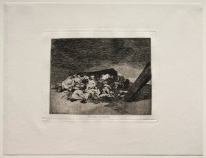A háború borzalmai: A halottak betakarítása alkotó: Francisco de Goya