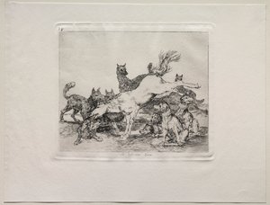 A háború borzalmai: jól védi magát. alkotó: Francisco de Goya