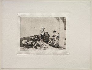 A háború borzalmai: Felesleges sírni alkotó: Francisco de Goya