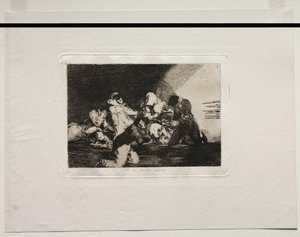 The Horrors of War: One Cant Look. alkotó: Francisco de Goya